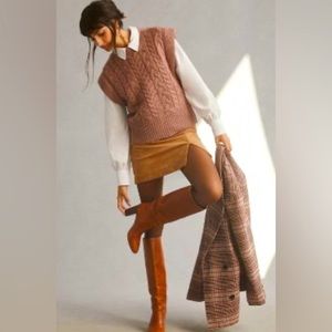 RD STYLE CABLE-KNIT SWEATER VEST